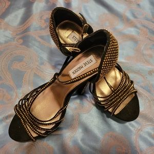 Steve Madden Gold Heels! 9